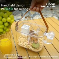 [Pfultr] Lồng vận chuyển ngoài trời Hamster Lồng Hamster di động Trong suốt Lồng chim Hamster lớn Đồ dùng cho thú cưng Phụ kiện chim ngoài trời [MỚI]