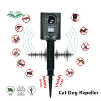 [Pfultr] Máy đuổi chó mèo năng lượng mặt trời siêu âm Fox Pest Scarer Deterrent Repeller Garden [MỚI]