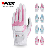 Pgm Găng Tay Golf Phong Cách Nữ Golf Microfiber Vải Thắt Lưng Chống Trơn Trượt Hạt Găng Tay Một Cặp ST018 Găng Tay Thể Thao Găng Tay Ngoài Trời Golf