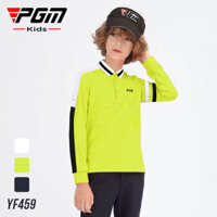 Pgm YF459 Golf Boys Áo Thun Dài Tay Thu Đông Junior Trang Phục Golf Thể Thao