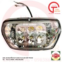 Pha đèn 6 bóng LED dành cho xe máy Honda-DREAM thách thức mọi ánh sáng