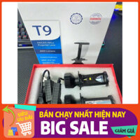 Pha Đèn Led Bi Cầu Mini Mô Tô Xe Máy T9 Bản Cao Cấp 2024 Có Ốc Chỉnh Chân h4 ( Giá 1 Đèn BH : 24 Tháng ) [MeTro]