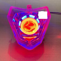 Pha đèn led bi cầu xmen, có sẵn bi cầu