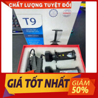 Pha đèn LED chiếu sáng thắp sáng Bi Cầu Ô Tô, Mô Tô, mô tô Mini xe máy T9 Bản cao cấp 2024 Có Ốc Chỉnh Chân h4 ( Giá