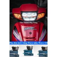 Pha đèn led Zhipat 2 tầng Wave nhỏ, Wave thái, Wave 110 LEGENDARY , BH 1 năm