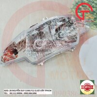 Pha đèn xe WAVE 2 bóng tròn cực sáng