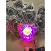 Pha đèn Xmen bi cầu 3 dây 2 chế độ sáng