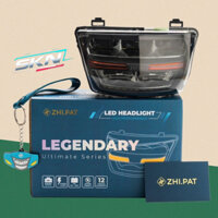 Pha đèn ZHIPAT led 2 tầng dành cho xe Wave110 Thái