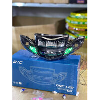 Pha đèn Zinpat 2 tầng lắp Sirius ( Tặng DeMi + Chui cắm)