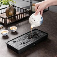 pha khô Trang chủ Bàn nhỏ nước nhẹ và xa xỉ hiện đại Giả đá Ô Kim Lưu trữ Khay đựng trà