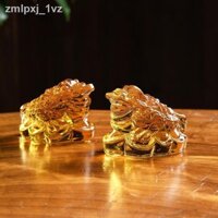 Pha lê nhỏ đặc biệt Cóc vàng Đồ trang trí may mắn Thịnh vượng Chuyển vận nội thất Jinbao Quà tặng