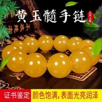 Pha Lê Vàng Master Thánh hiến Brazil Nguyên Chất Pha Lê Tự Nhiên Mã Não Vàng Vòng Tay Chalcedony Vàng Cũ Vòng Tay Chalcedony May Mắn Nam Nữ Vòng Tay Miễn Phí Vận Chuyển20250326