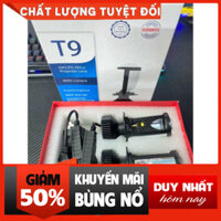 Pha LED Bi Cầu Mini xe gắn máy T9 Bản thời thượng 2024 Có Ốc Chỉnh Chân h4 ( Giá 1 Đèn BH : 24 Tháng ) [MeTro]