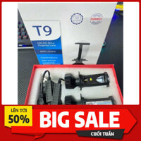 Pha LED Bi Cầu Mini xe máy moto T9 Bản thời thượng 2024 Có Ốc Chỉnh Chân h4 ( Giá 1 Đèn BH : 24 Tháng ) [MeTro]