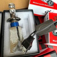 PHA LED Bi Cầu Rtd m8 chân đèn h4-m5 45W bảo hành 12 tháng ánh sáng cực mạnh có viền cắt chống chói