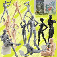 Phác Thảo Vẽ Nam Nữ Di Chuyển Cơ Thể Kun Body Chan Khớp Đau Anime Hình Shf Nhân Vật Hành Động Đồ Chơi Mô Hình Vẽ Mannequin