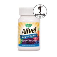 Phẩm Chức Năng Vitamin Tổng Hợp Nam Giới Alive Men's Energy, 50 Viên