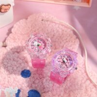 PHAMMAI SONNG Dễ Thương Đồng Hồ Đeo Tay Kỹ Thuật Số Có Đèn led Hình hello kitty Nhiều Màu Sắc Chất Lượng Cao Cho Bé