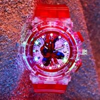PHAMMAI SONNG Hoạt Hình Đồng Hồ Đeo Tay Có Đèn led Hình spiderman / hello kitty Nhiều Màu Sắc Cho Bé