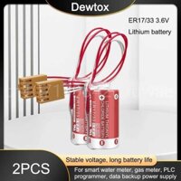 Phần 2 3.6V 1600Mah C500-Bat08 3G2a9-Bat08 Er17/33 Cho Động Cơ Servo PLC OMRON CNC Với Pin Cắ