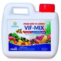 Phân Bánh Dầu VIF- MIX giúp cây hấp thu dinh dưỡng tối ưu 1 lít - bánh dầu đậu phộng thủy phân tưới cây