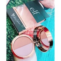 PHẤN BẮT SÁNG E.L.F HIGHLIGHTER DUO COFFEE' N CREAM WITH HEART DEFENSOR