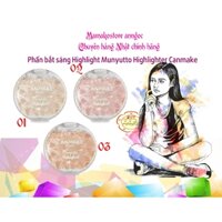 Phấn bắt sáng tạo khối dạng kem nâng tông da Canmake Highlight Munyutto Highlighter