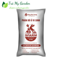 Phân Bò Hữu Cơ Vi Sinh SFARM Bao 25kg Cải Tạo Đất Tăng Độ Phì Nhiêu, Giúp Cây Khỏe Mạnh, Kháng Bệnh