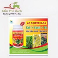 Phân bón AC SUPER Kali Canxi Bo đứng thân dài vòi hoa tăng sắc tố 100gam