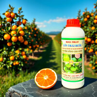 Phân bón cho bưởi Max Fruit Chuyên Bưởi giúp lớn trái bưởi, nặng cân, múi ngon ngọt - Chai 1L