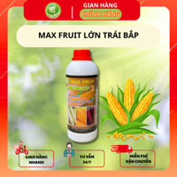 Phân bón chuyên bắp (ngô) - max fruit lớn trái bắp chai 1L, lớn trái, đẹp trái, cùi nhỏ, chắc hạt