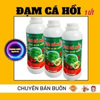 Phân bón đạm cá hồi 1 lít: Ra rễ mạnh, bật chồi, xanh lá, cái tạo đất, khôi phục cây trồng