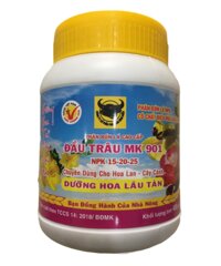 Phân bón đầu trâu MK 901 NPK chuyên cho Lan và hoa kiểng giúp ra nhiều hoa đẹp lâu tàn 400g