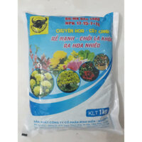 Phân bón đầu trâu MK NPK 17-15-7TE cao cấp gói 1KG chuyên hoa - cây cảnh
