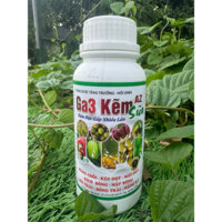 Phân Bón GA3 KẼM SỮA ( Bung Chồi, Kéo Đọt, Mập Đọt, Kích Bông, Lớn Trái ) chai 500ml