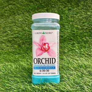 Phân bón Grow More Orchid 6-30-30 kích thích ra hoa- chuyên dùng cho lan nhập khẩu Mỹ Growmore hũ 567 gram