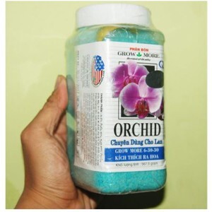 Phân bón Grow More Orchid 6-30-30 kích thích ra hoa- chuyên dùng cho lan nhập khẩu Mỹ Growmore hũ 567 gram
