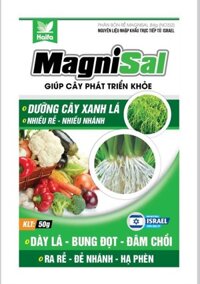 Phân bón Haifa Magie Nitrat MgNo3 Magnisal Siêu Xanh Tốt, đâm chồi ra rễ cực mạnh, chống hiện tượng xoắn rụng lá