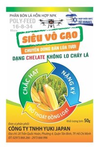 Phân bón HAIFA Poly-feed 16-8-34- chính hãng SIÊU VÔ GẠO-CHẮC HẠT, NẶNG KÝ, TRỔ ĐỒNG LOẠT chuyên dùng lúa xuất khẩu