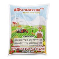 Phân bon hữu cơ đậm đặc Đâu Trâu AGRIMARTIN SUPER ORGANIC goi 1kg