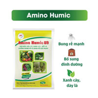 Phân bón hữu cơ sinh học kích rễ, bật chồi, giải độc hữu cơ thay thế đạm cá - Humic AT đậm đặc 1kg