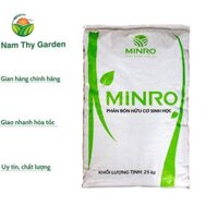 Phân bón hữu cơ sinh học Minro thích hợp cho mọi loại cây trồng - bao 25kg