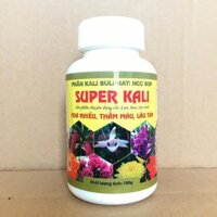 Phân bón kali sulphat super kali hộp 100g giúp cây nhiều hoa,thắm màu,lâu tàn,sản phẩm chuyên dùng cho hoa lan, cây cảnh