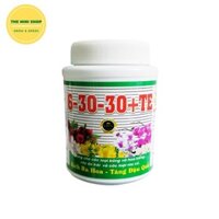 Phân bón kích ra hoa tăng đậu quả 6-30-30+TE cho hoa kiểng (hoa lan hoa hồng mai...) cây ăn trái rau màu 100g