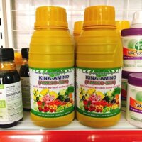 Phân bón lá bổ sung vi lượng Amino - Mix và điều hòa sinh trưởng chai 500ml