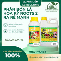 Phân bón lá cao cấp Hoa Kỳ Roots 2 - USA (500ml/1Lít), kích ra rễ cực mạnh, dùng trong giâm cành