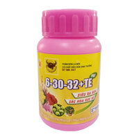 Phân bón lá đầu trâu MK 6-30-32TE chuyên cho Lan - hoa Hồng và hoa cảnh giúp RA NHIỀU HOA - HOA LÂU TÀN hộp 100g