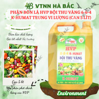 Phân bón lá HVP bội thu vàng 6-6-4  K-Humat trung vi lượng (Can 5 Lít)