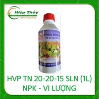 Phân bón lá HVP TN 20-20-15 SLN chai 1l NPK VI LƯỢNG