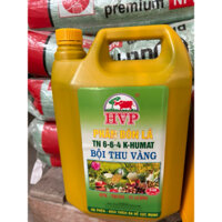 phân bón lá HVP TN 6-6-4 K-HUMAT NPK Trung vi lượng 5lít/ can